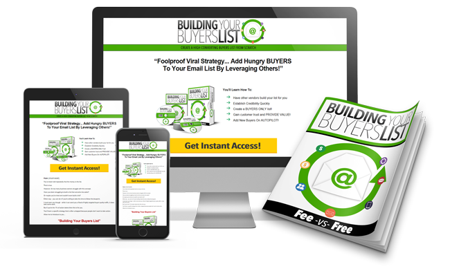 Building Your Buyers List Building Your Buyers List